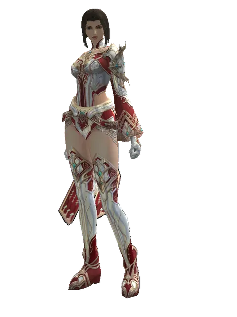 Dynasty Set - Robe on a female Human mystic, front view