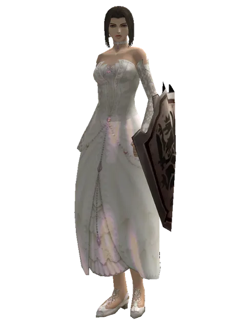 Eldarake on a female Human mystic, front view