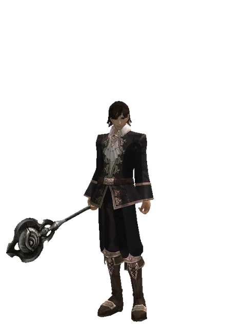 Bonebreaker on a male Human mystic, front view