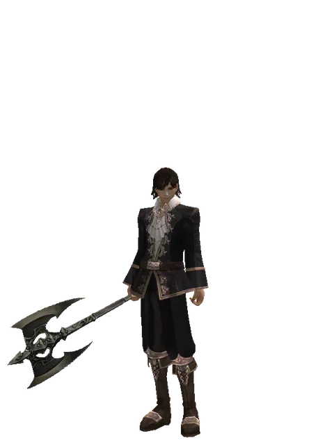 Deadman's Glory on a male Human mystic, front view