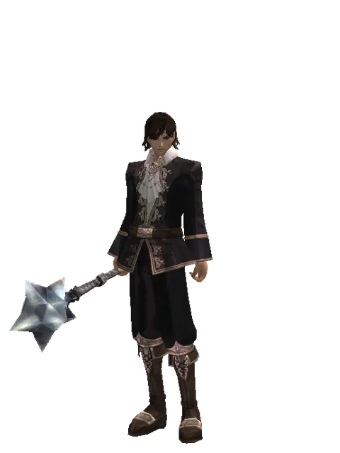 Meteor Shower on a male Human mystic, front view