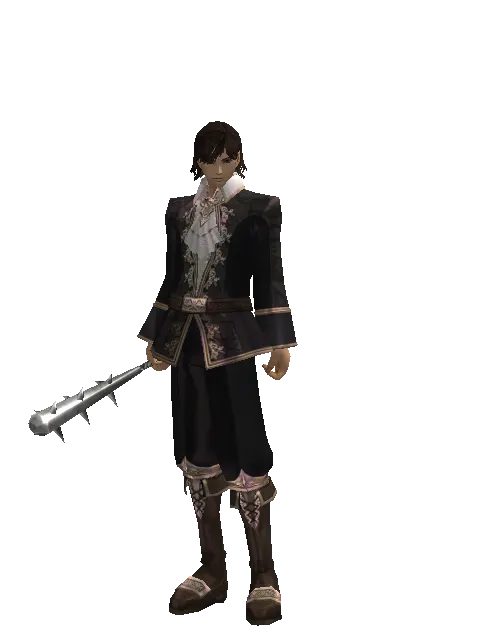 Skull Breaker on a male Human mystic, front view