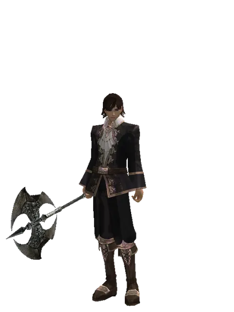 Tarbar on a male Human mystic, front view
