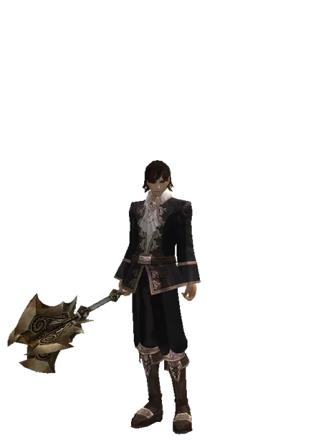 Yaksa Mace on a male Human mystic, front view