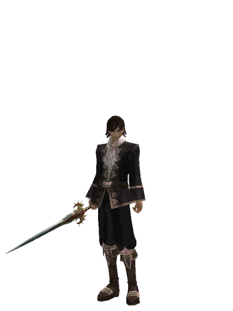 Icarus Spirit on a male Human mystic, front view