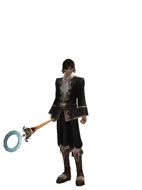 O Stick - 30-day limited period on a male Human mystic, front view