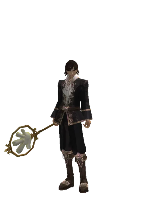 Paper Stick - 30-day limited period on a male Human mystic, front view
