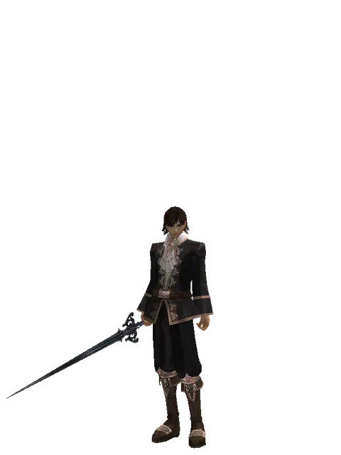 Sword of Miracles on a male Human mystic, front view
