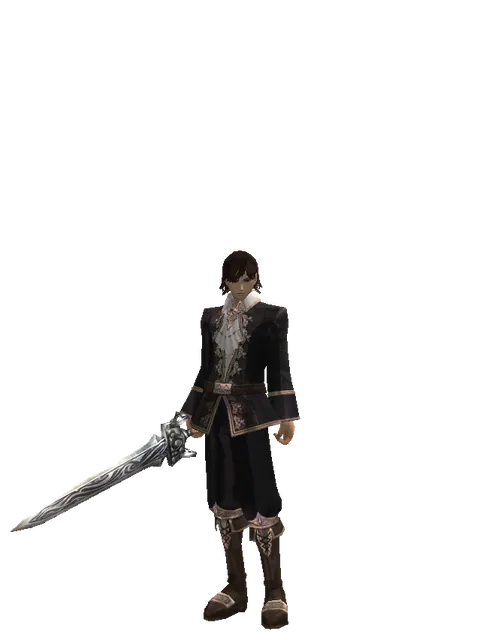 Tallum Blade on a male Human mystic, front view