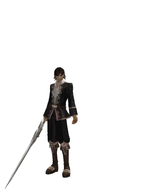 Heaven's Division on a male Human mystic, front view