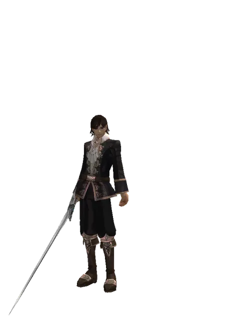 Infernal Master on a male Human mystic, front view