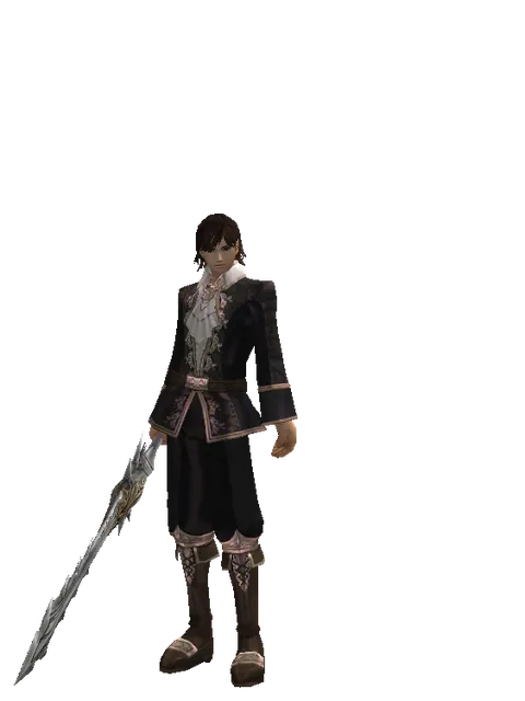 Infinity Cleaver on a male Human mystic, front view