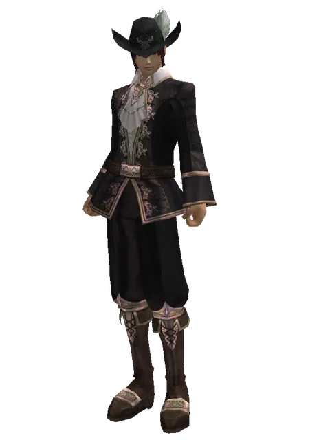 Archer Hat (?) on a male Human mystic, front view