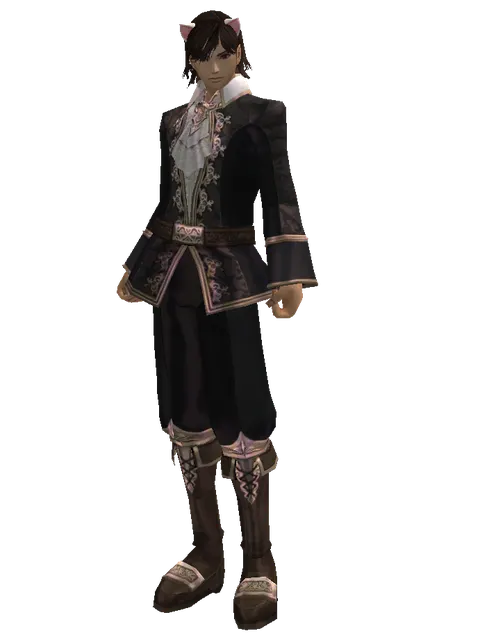 Cat Ear on a male Human mystic, front view