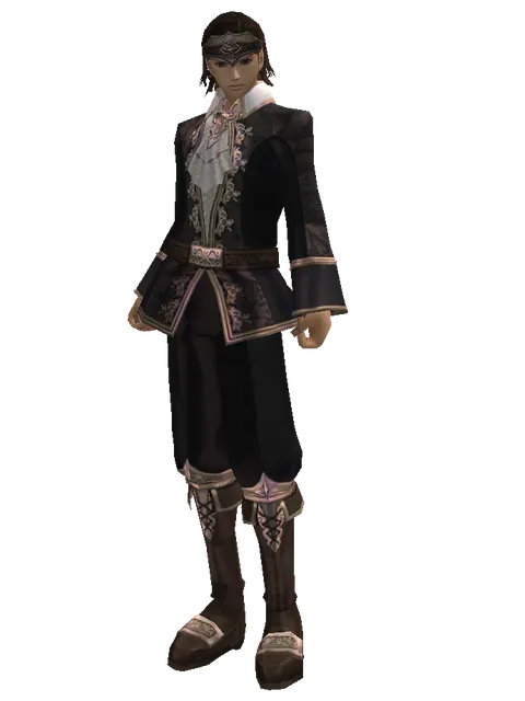Circlet of Rune on a male Human mystic, front view