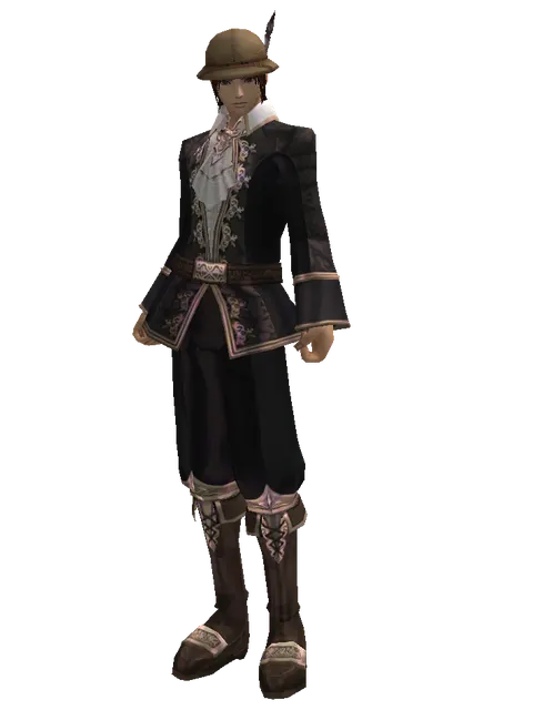 Explorer Hat on a male Human mystic, front view