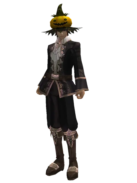 Halloween Hat on a male Human mystic, front view