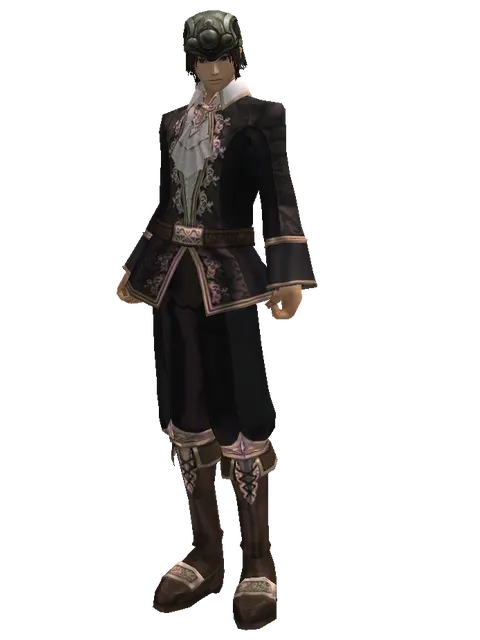 Improved Mining Hat (?) on a male Human mystic, front view