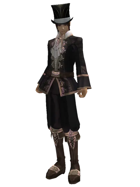 Magician's Hat (?) on a male Human mystic, front view
