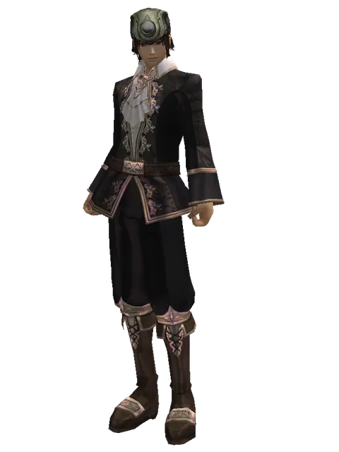 Mining Hat (?) on a male Human mystic, front view
