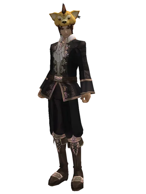 Ol Mahum Hat on a male Human mystic, front view