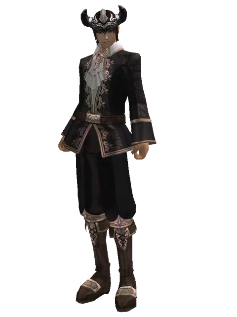 Purple Viking Circlet on a male Human mystic, front view