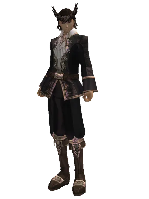 Summoner Circlet on a male Human mystic, front view