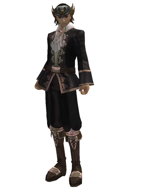 Goddard Circlet of Struggle (?) on a male Human mystic, front view