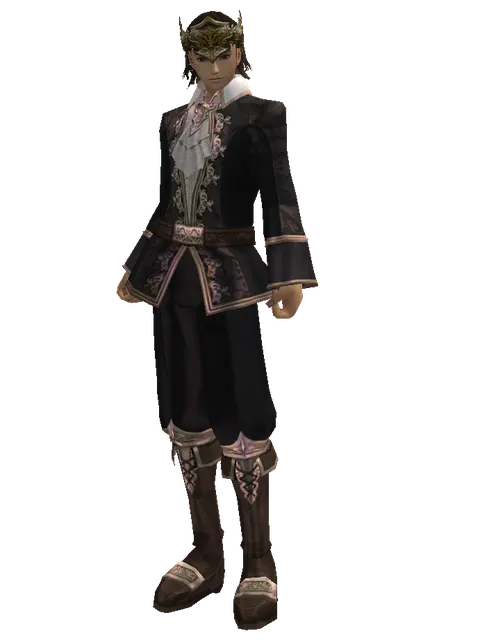 New Aden Circlet (?) on a male Human mystic, front view