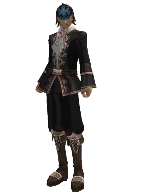 Innadril Circlet of Valor (?) on a male Human mystic, front view