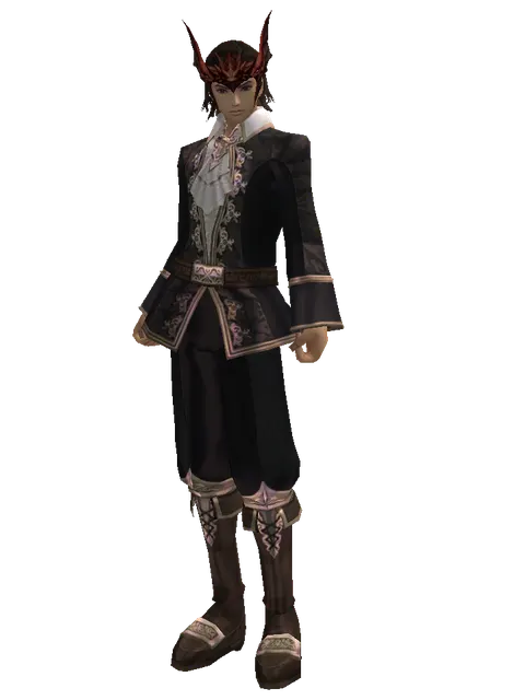 Valakas Slayer Circlet on a male Human mystic, front view