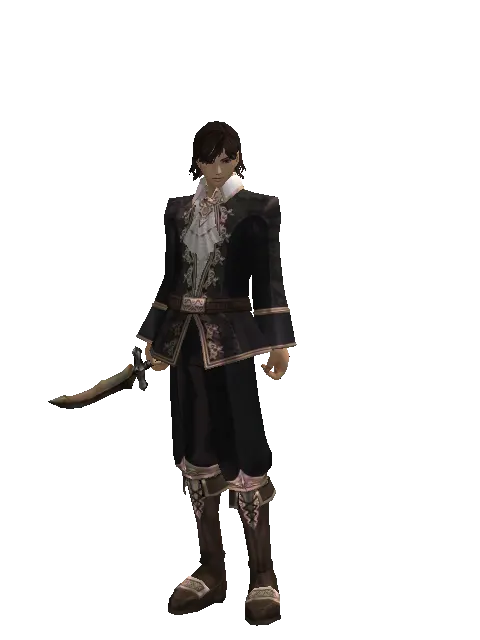 Eldritch Dagger on a male Human mystic, front view