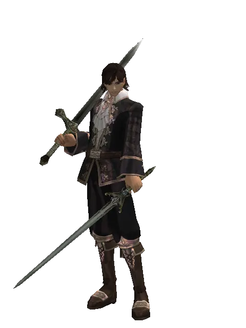 Artisan's Sword*Elven Sword on a male Human mystic, front view