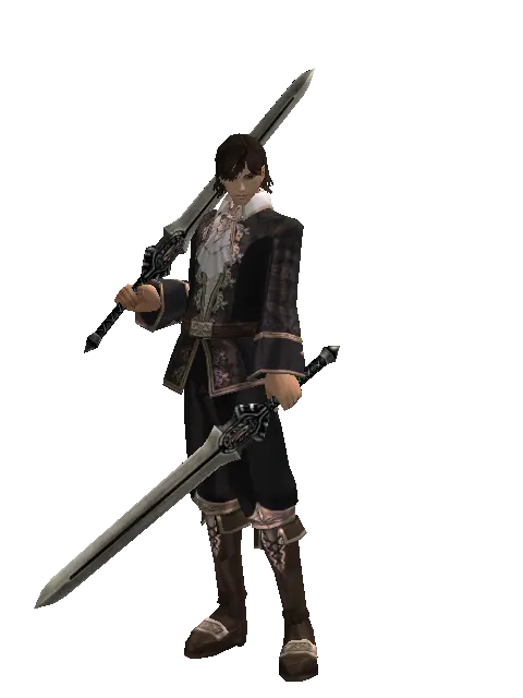 Spirit Sword*Spirit Sword on a male Human mystic, front view