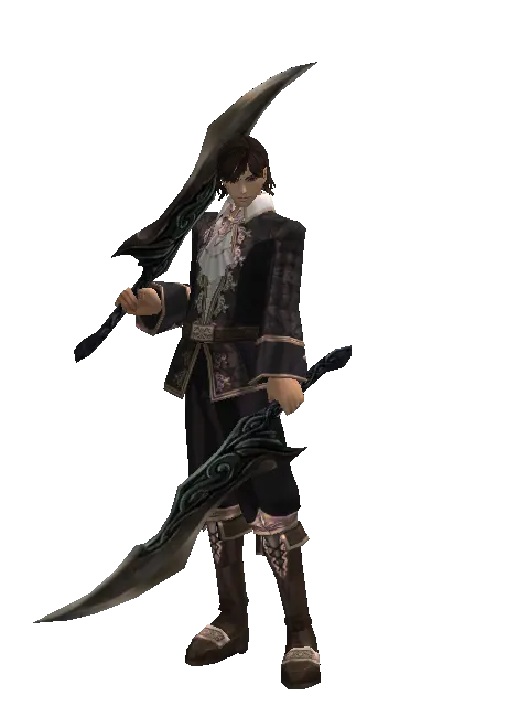 Sword of Limit*Sword of Limit on a male Human mystic, front view