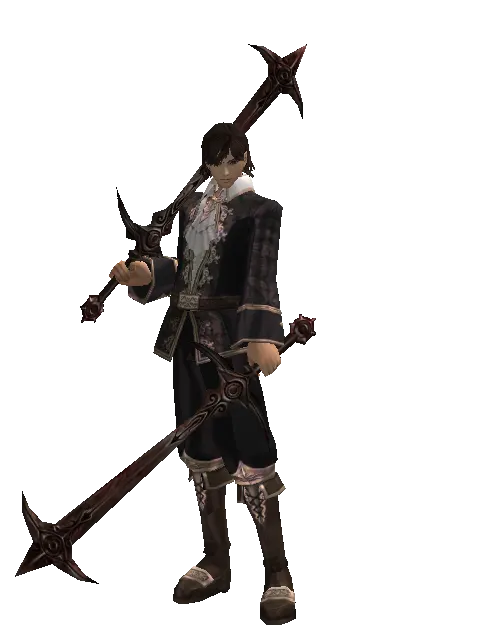 Sword of Nightmare*Sword of Nightmare on a male Human mystic, front view