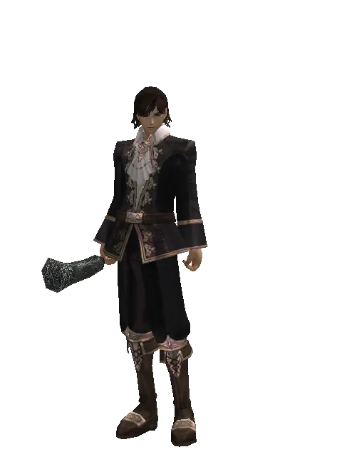 Horn of Glory on a male Human mystic, front view