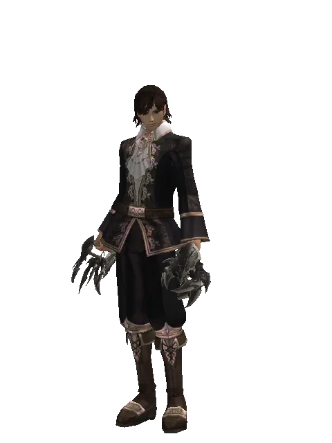 Arthro Nail on a male Human mystic, front view