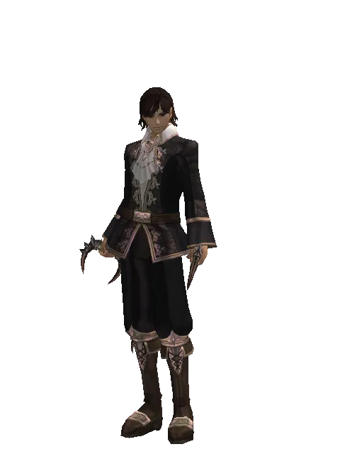 Bich'Hwa on a male Human mystic, front view