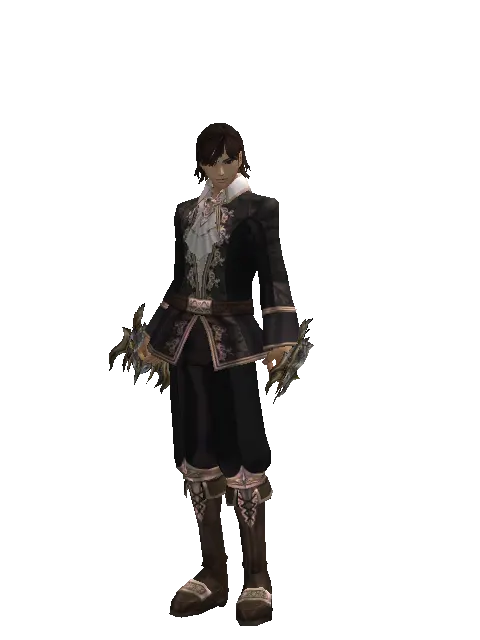 Dynasty Bagh-Nakh on a male Human mystic, front view