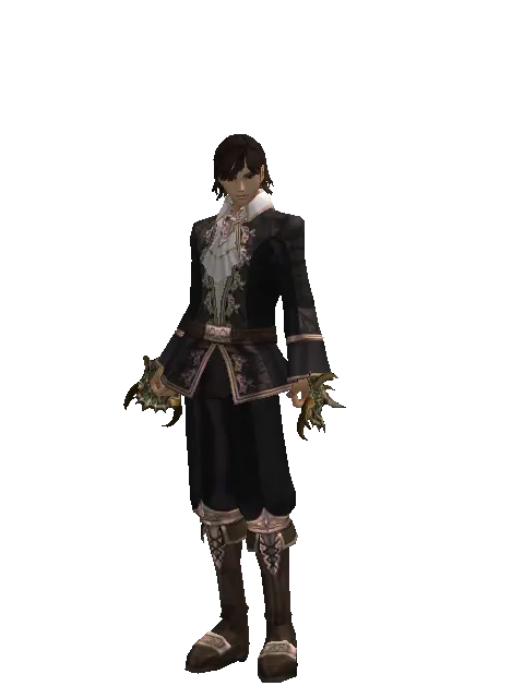 Sobekk's Hurricane on a male Human mystic, front view