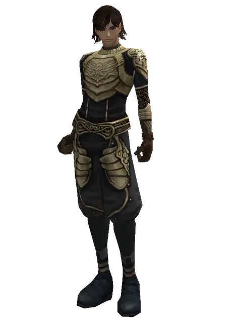 Compound Scale (heavy armor) on a male Human mystic, front view