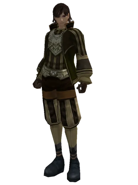 Mithril Set - Heavy on a male Human mystic, front view