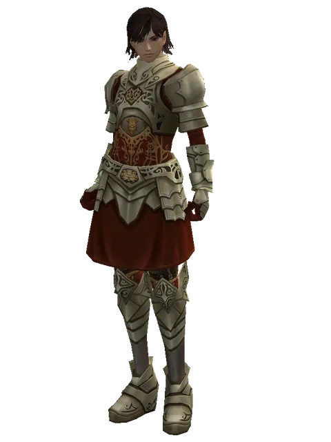 Zubei's Set on a male Human mystic, front view
