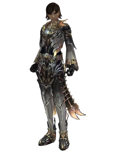 Noble Vesper (light armor) on a male Human mystic, front view