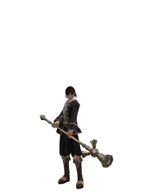 Chrono Campana on a male Human mystic, front view