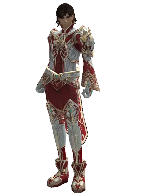 Dynasty Silver Satin [Healer] (robe) on a male Human mystic, front view