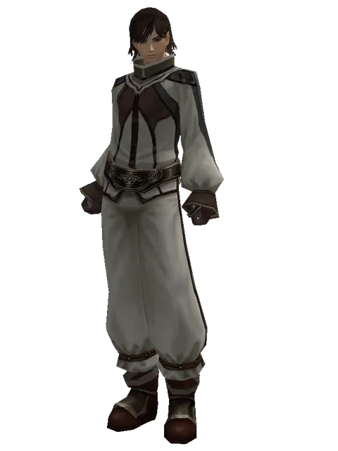 Set of Knowledge on a male Human mystic, front view