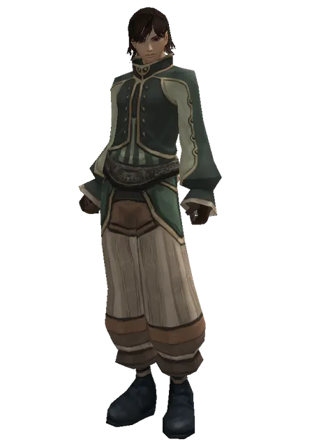 Mystic's (robe) on a male Human mystic, front view