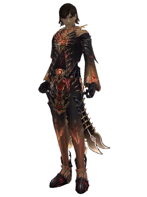Vesper Set - Robe on a male Human mystic, front view
